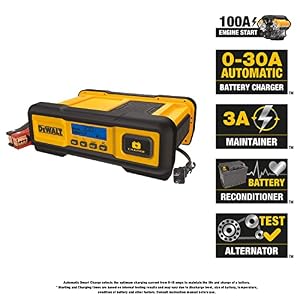 DEWALT DXAEC100 30A Battery Charger, 100A Engine Start and 3A Maintainer — photo 2 of 6