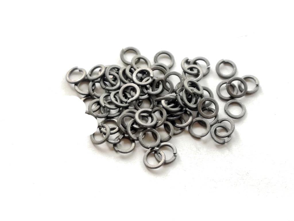 Aexit 5 Pezzi M5 Tono Argento Titanio Piatto Metrico Rondella Piana DIN 125 Per Vite Bullone ID: 602087 - Foto 13