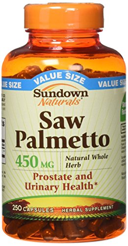 Sundown Saw Palmetto 450 mg Capsules 250 ea (Pack of 2)