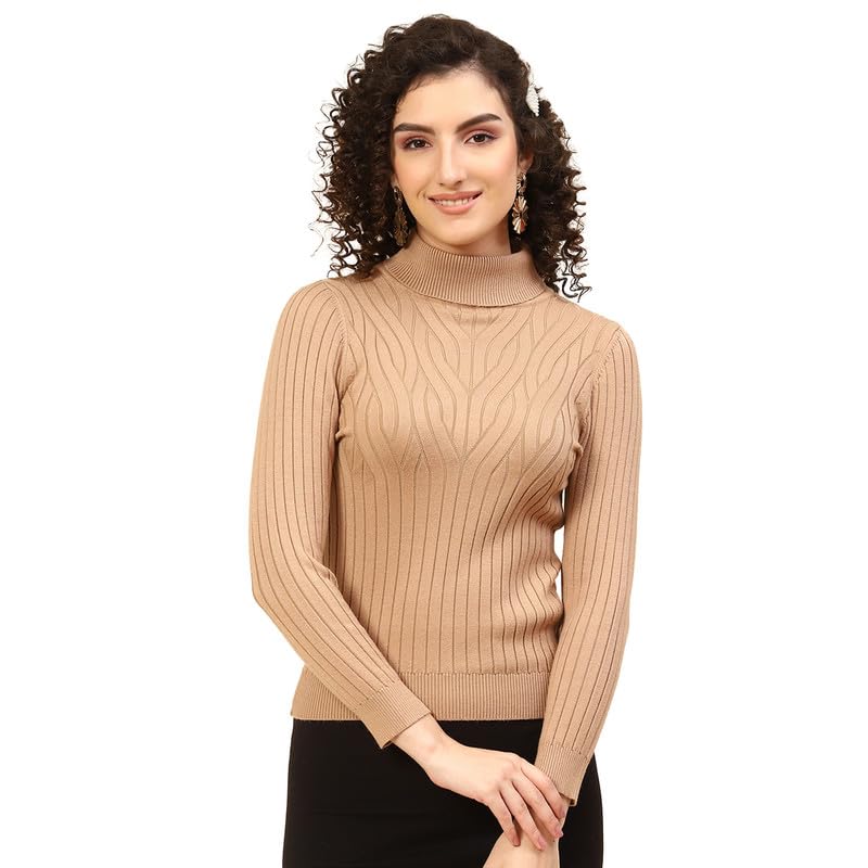 monte carlo Self Design Womens High Neck Top-picture-27