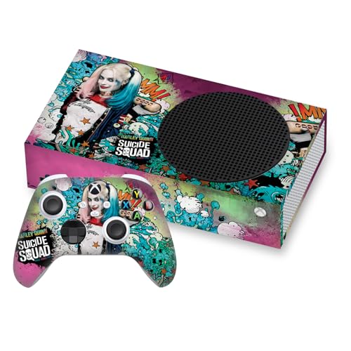 Skin Xbox Series S Décoration Salon Gaming Autocollant Harley Quinn Suicide Squad