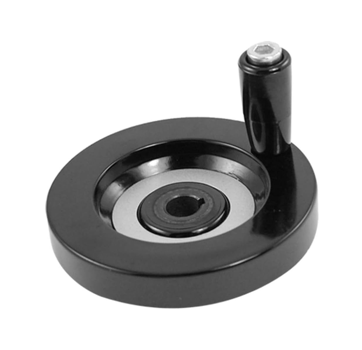 Aiuesvzxi One Color Lathe Handwheel Aperture 8Mm 10Mm, Black Milling Machine Hand Wheel Bakelite Dia 63Mm 80Mm 1Pc(10Mmx80mm)