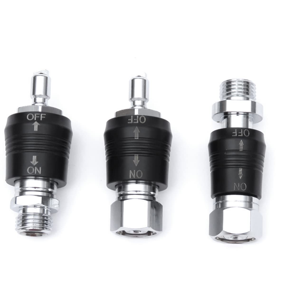 Adapter für Tauchen, Tauchen, Gewindeanschluss 9/16 mit Ein-/Ausschalter, BCD-Ventil, für mittleren Druck, Stil C