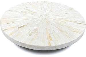 Mother of Pearl Lazy Susan: Revolutionary Organization for Long Tables