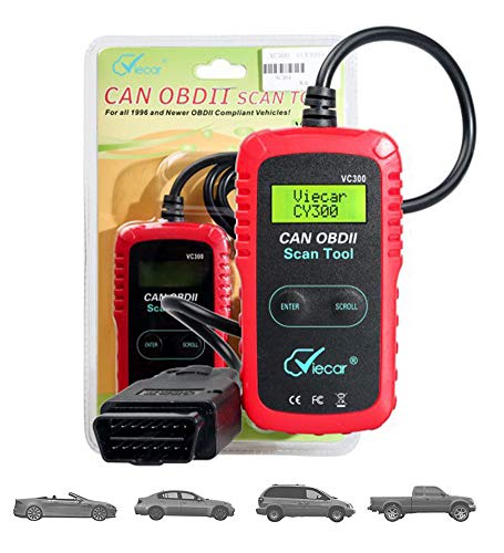 OBDII Auto Fahrzeug Fehlercodeleser Scanner, Fehlercode Diagnosegerät VIECAR CY300 ELM327 OBD2 Scanner VC300-Unterstützung SAE J1850-Protokoll