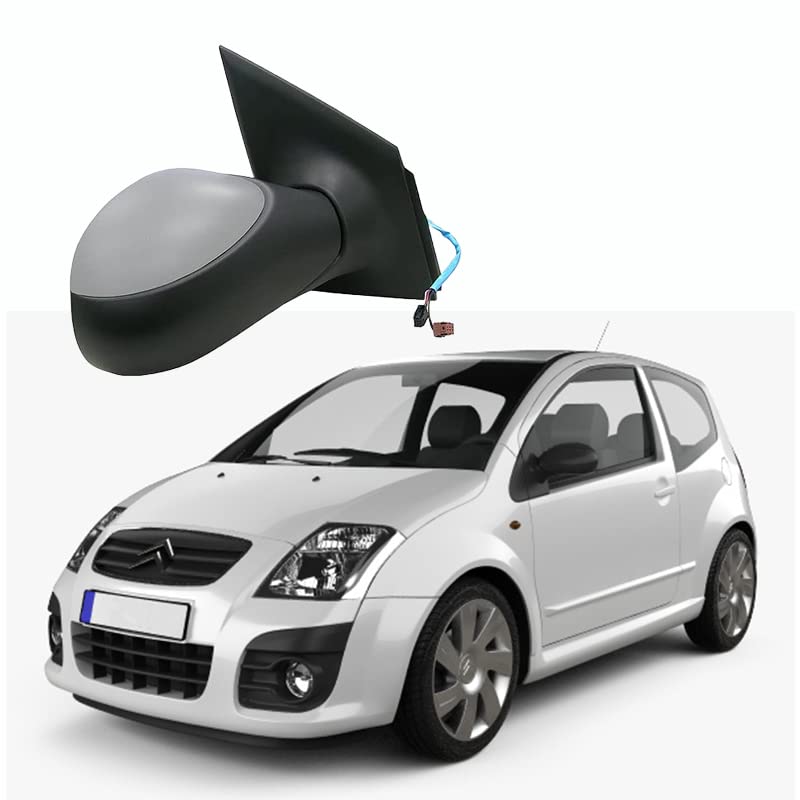 CG94 Retrovisor eléctrico TERM. Derecho [lado del pasajero] para coche: C2 – Carcasa para barnizar – Con sonda