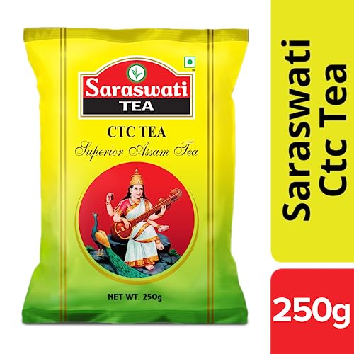 Image of Saraswati Tea P-C (250 Grams (Pack of 1), Unflavoured (Assam Dust))