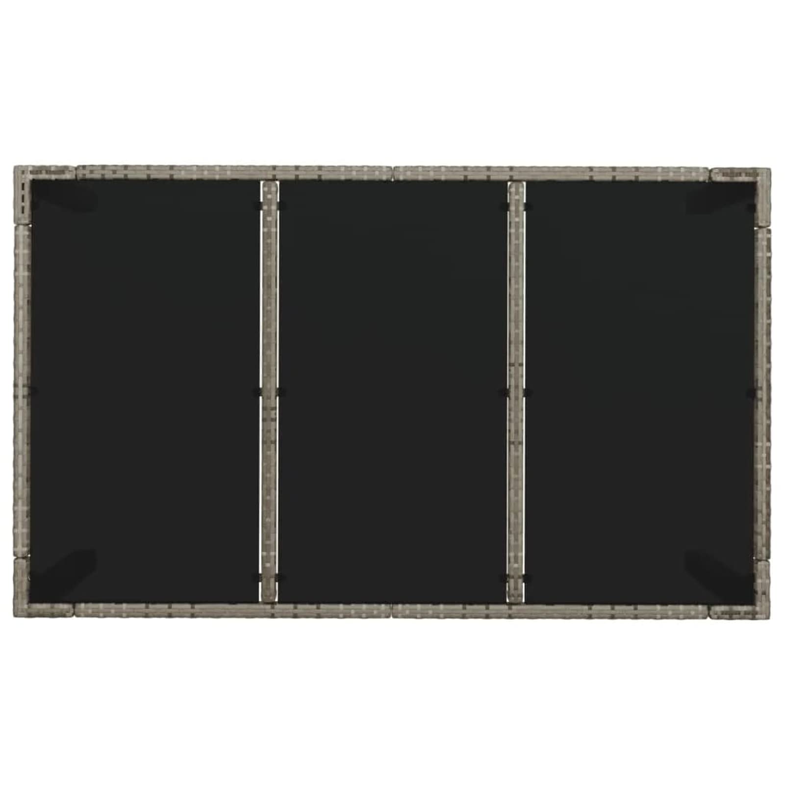 3185025 Set da Pranzo da Giardino 5 pz con Cuscini in Polyrattan Grigio Testata in Legno,Testata Letto Matrimoniale Muebles Dormitorio Spalliera Letto Testiere per Letto Matrimoniale