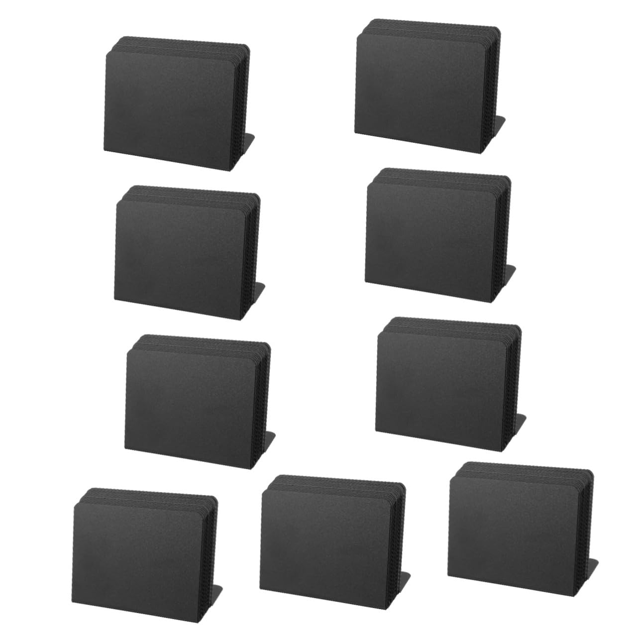 SEWACC 108stücke Mini Kreidetafeln Kleine Schwarze Tafeln Für Buffets Hochzeiten Und Lebensmittelbeschriftungen Wiederverwendbar Förmig Für Partys Und Veranstaltungen
