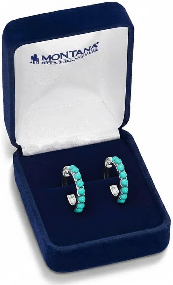 Montana Silversmiths Western Lifestyle Hoop Stud/Post Earrings