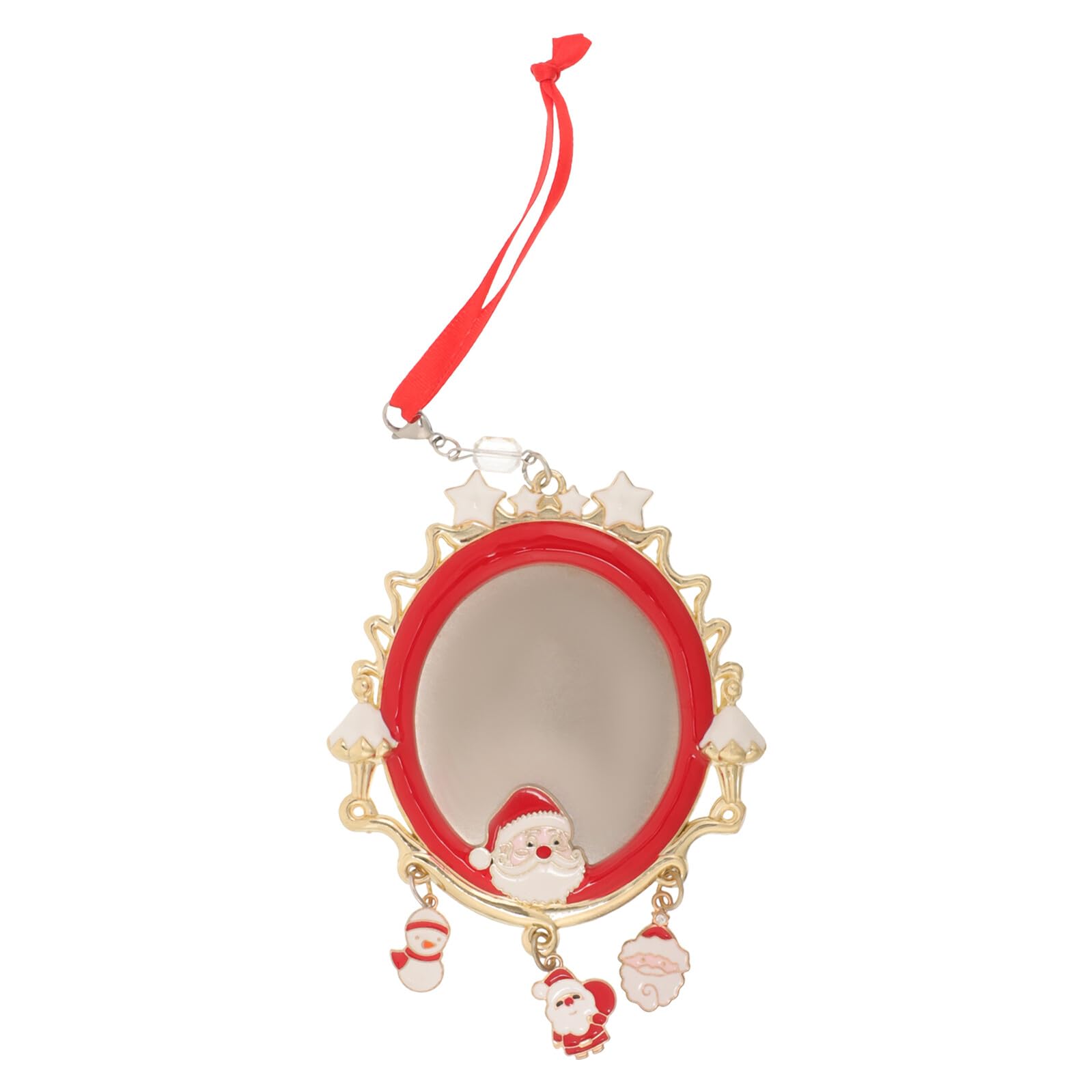 Cadre photo de Noël Levemolo suspendre métal doré - Décoration sapin
