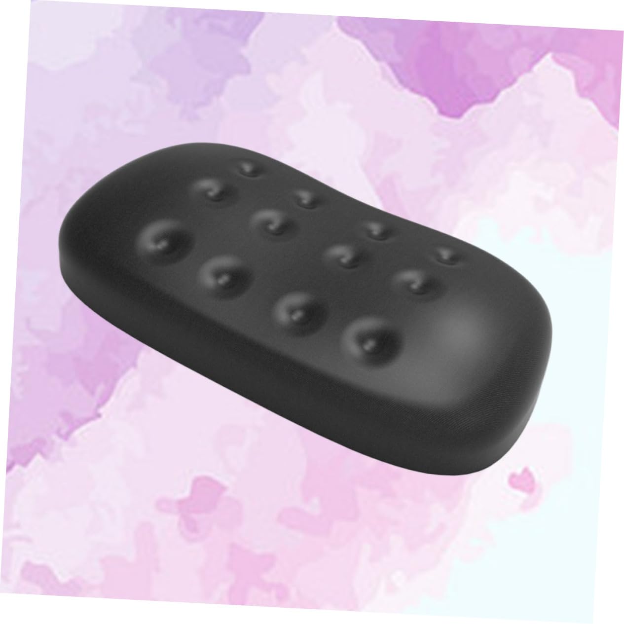 OSALADI 3 Pezzi Pad pad memory foam poggiapolsi delle mani poggiapolsi per mouse tappetino per mouse a mano tampone topo poggiamano memoria Nero