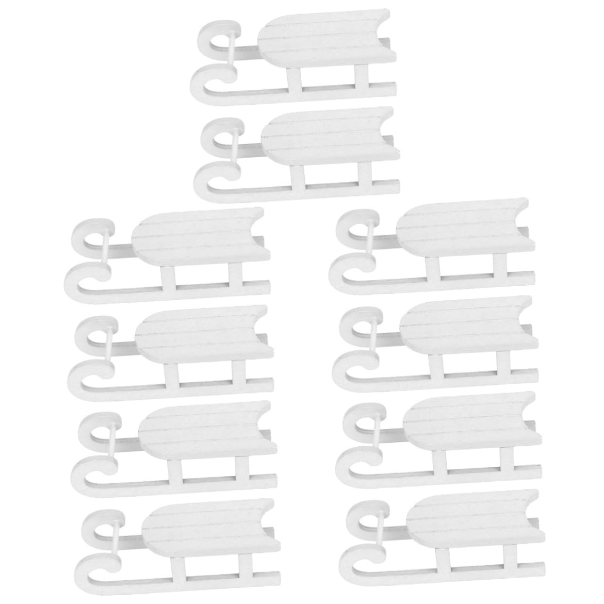 Cabilock 5 Set Ornamenti Di Slitta Di Natale Accessori Per Le Vacanze Giocattoli Da Neve Regalini Natalizi Christmas Decorazioni Natalizie Ornamento Di Slitta Di Natale 2 Pezzi * 5