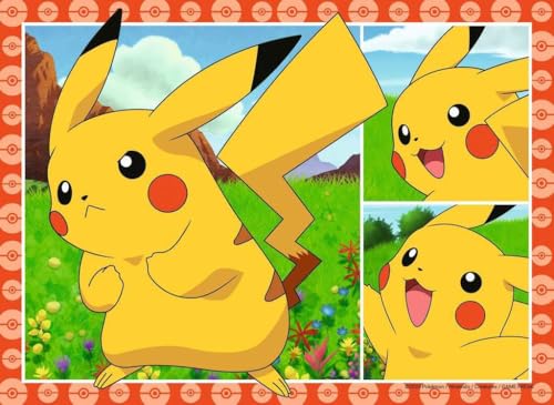 Speedy puzzles 4 x 35 pièces : Pokémon Ravensburger France - vue 7