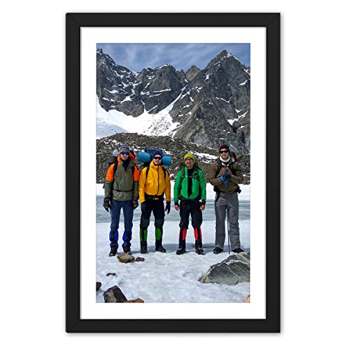 Image of Ritwika's Personalized Photo Frame With Your Picture | Customised Gift For Anniversary, Birthday, Wedding, Couples | Sizes 9.5 inch x 13.5 inch, Set of 1 and Two Frame Colours