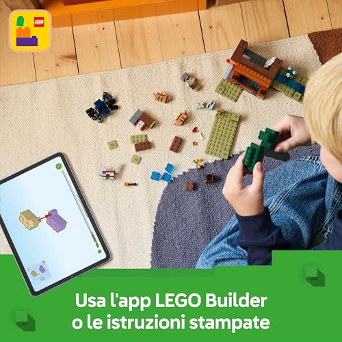 Minecraft Spedizione nella Miniera dell’Armadillo - Giocattolo Interattivo con Figure di Ragno della Caverna, Lupo e Funzione TNT - Regalo per Gamer, Bambini e Bambine da 8 Anni in su - 21269 - Lego - Immagine 7