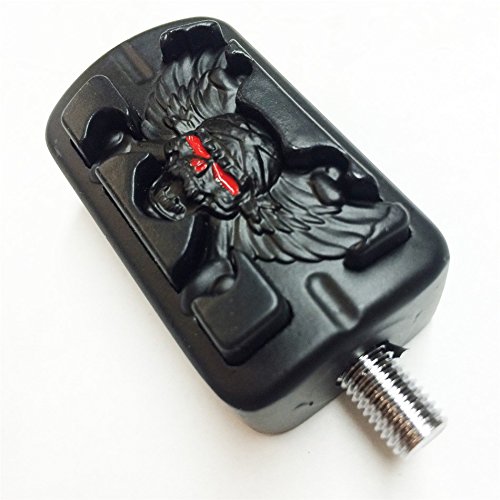 NBX- Wing Skull Zombie Shape Foot PED AL PARA HARLEY DAVIDSON DYNA V-ROD CVO SOFTAIL 1987-2014