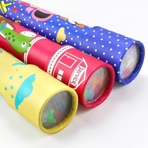 Image of RECLUSE 1 pcs Classic Kaleidoscopes Toy, Educational Toys for Party Fun Magic Science Toy,Kids Birthday Mini Kaleidoscope Kit for School Classroom Prizes, Stock Stuffers Bag Fillers (Random Color)