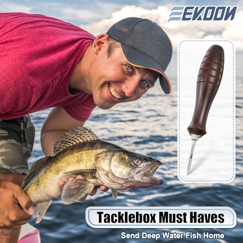 Image of Feekoon Fish Venting Tool, Venting Kit for Deep Sea Fishes with Stainless Steel Needle, Fishing Tackle for Saltwater Fishing Fish Release and Return (Patented)