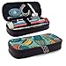 Produktbild Hand gezeichnete Kaktus Leder Bleistift Etui Tasche Reißverschluss Bleistift Etui Box Schulmaterial, große Kapazität Briefpapier Box