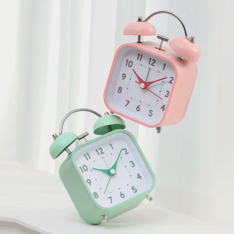 Sveglie rumorose Orologio Da Tavolo Piccolo Allarme for Il Risveglio(Green)