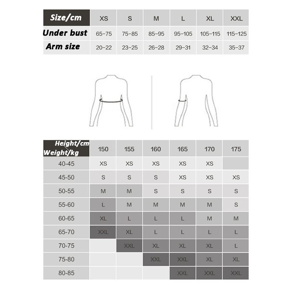 Modellatore per la Parte Superiore del Braccio Reggiseni con Supporto per la Schiena Canotta con Correttore Posturale Post Chirurgico Maniche a Compressione Shapewear per Le Donne