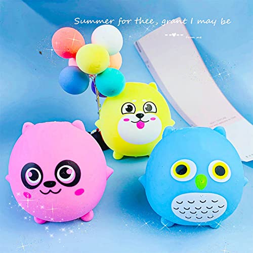 Smalibal Stress Relief Toy Relieve Boredom Children Squeeze Fidget Colorful Owl Doll Toy Lovely Random Color #TOP4