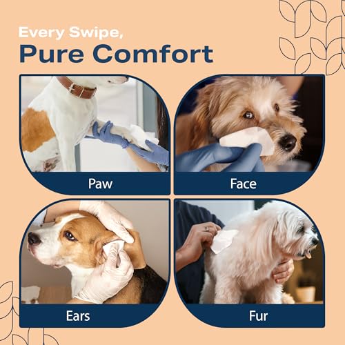 Dog Wipes for Paws and Butt - Plant Based Unscented (Pack of 400) - Pet Wipes for Dogs and Cats - Deodorizing Non Toxic Dog Wipes, +12 Additional Travel Wipes - Image 6