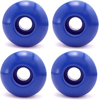 VJ Skateboard Wheels 52mm for Skateboard Deck 7.5 to 8.5 inch 4 Piece (Blue)