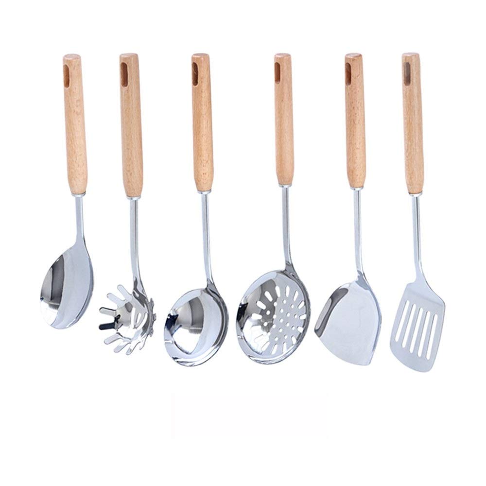 Cuillère passoire en acier et spatule pour cuisiner sans se brûler les mains