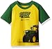 John Deere Baby Toddler Boys' Graphic Tee, Yellow/Green, 4T