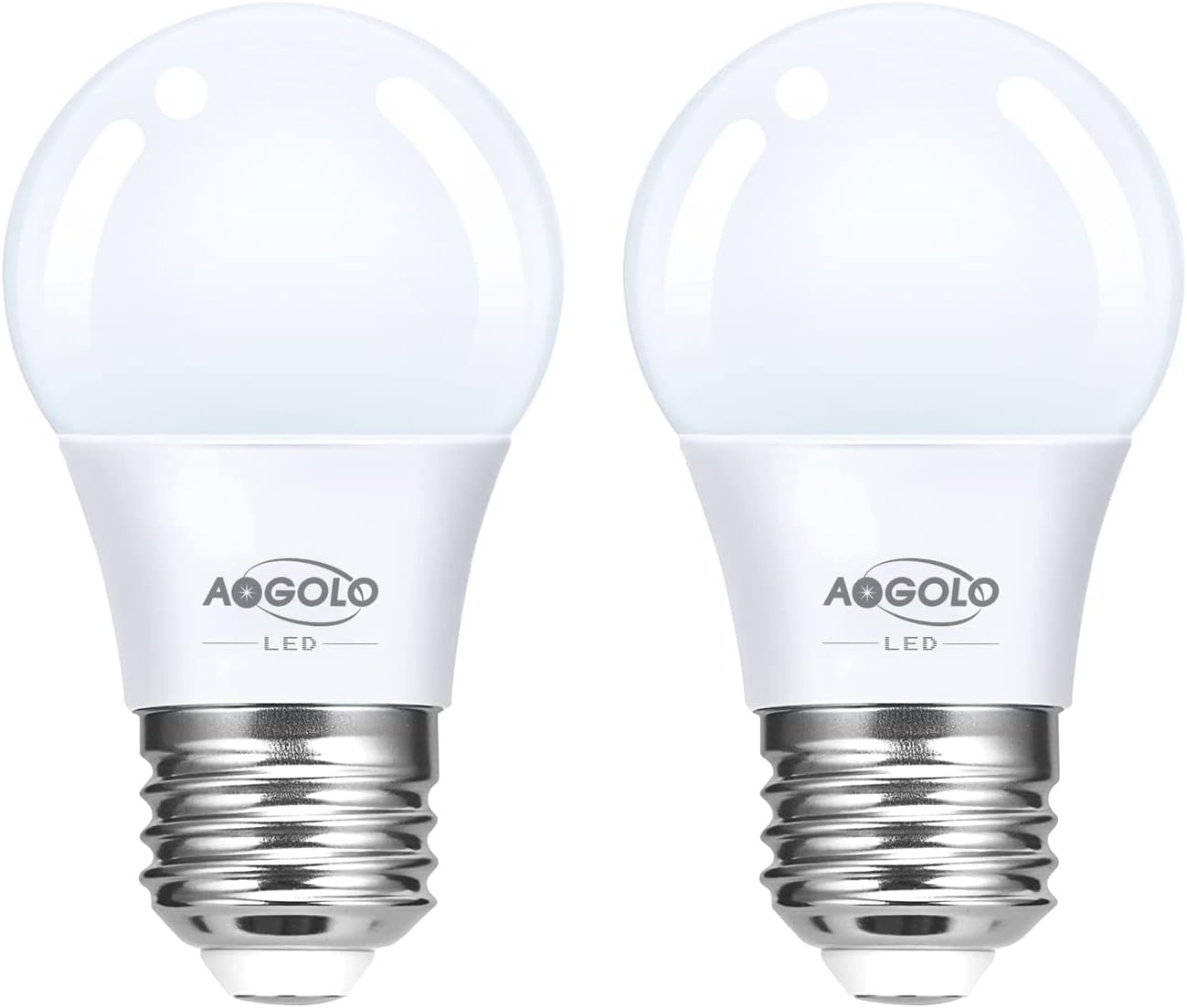 LED Refrigerator Light Bulb, 5000K Daylight, 2 Pcs, 40W Equivalent, 5W AC120V A15 Fridge Waterproof Bulbs, E26 Medium Base, Freezer Ceiling Appliance, Home Lighting Lamp, Non-dimmable