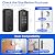 Fingerprint Smart Door Lock, Keyless Entry Deadbolt, Electronic Biometric Deadbolt with Phone/Watch App Control, Auto Lock with Touchscreen Keypad for Bedroom, Front Door, 7 Ways to Unlock