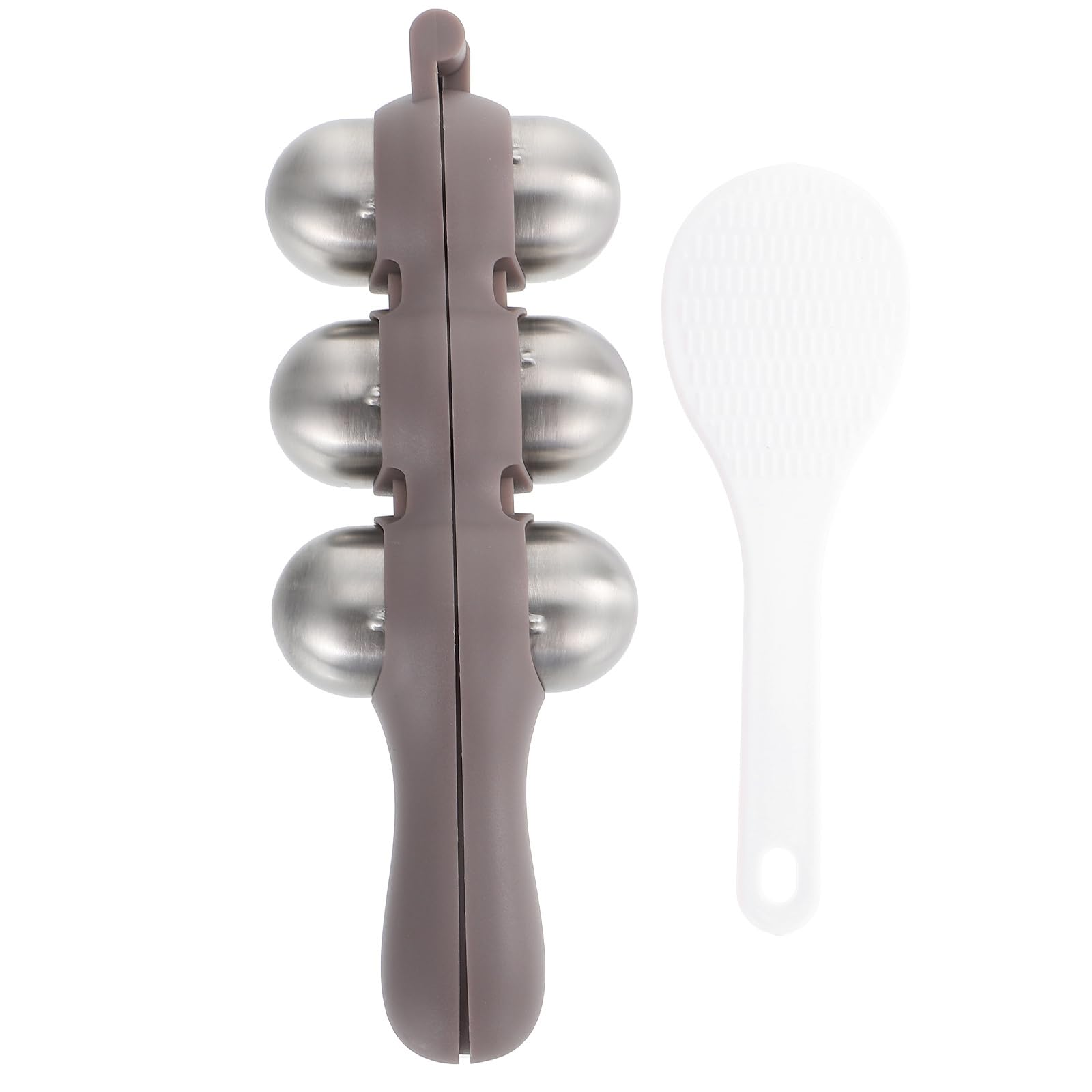 New Housewarming DIY Rice Baller Shakers Rice Ball Molds Lunch Maker Mould Sushi Maker Mould with a Mini Rice Paddle Onigiri Mold Ball Shaped Kitchen