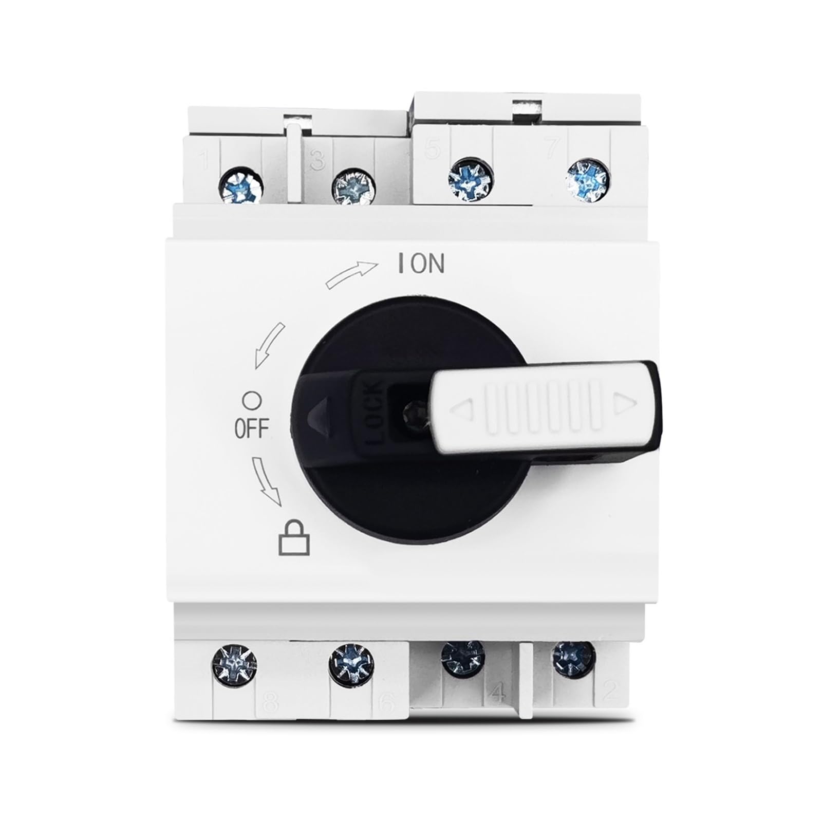 Commutateur rotatif PV DC 1200V 32A pour rail DIN de panneau solaire