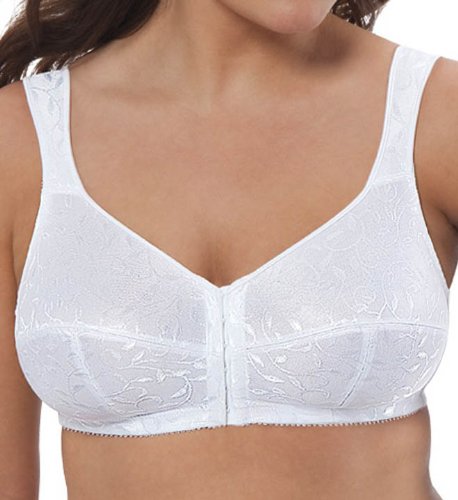 Just My Size Women's Easy On Front Close Wirefree Bra MJ11072