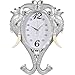 Produktbild Almina | Wanduhr | Quartz | Elefanten Design | Küchen | Uhr Strassteine | Diamant Edition | Kupfer | Höhe: 51cm | Breite: 35cm | Dicke: 5cm | Glas | Kunststoff | Grau | Weiß | Silber