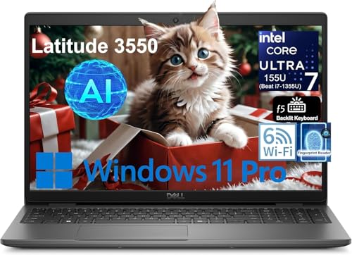 Image of Dell 15 Touchscreen Laptop, AMD Ryzen 7 7730U (Beats i7-1355U), 32GB RAM, 1TB NVMe SSD, Windows 11 Pro, 15.6 inch FHD IPS, Copilot AI, Type-C, HDMI, Black, 2026 Model