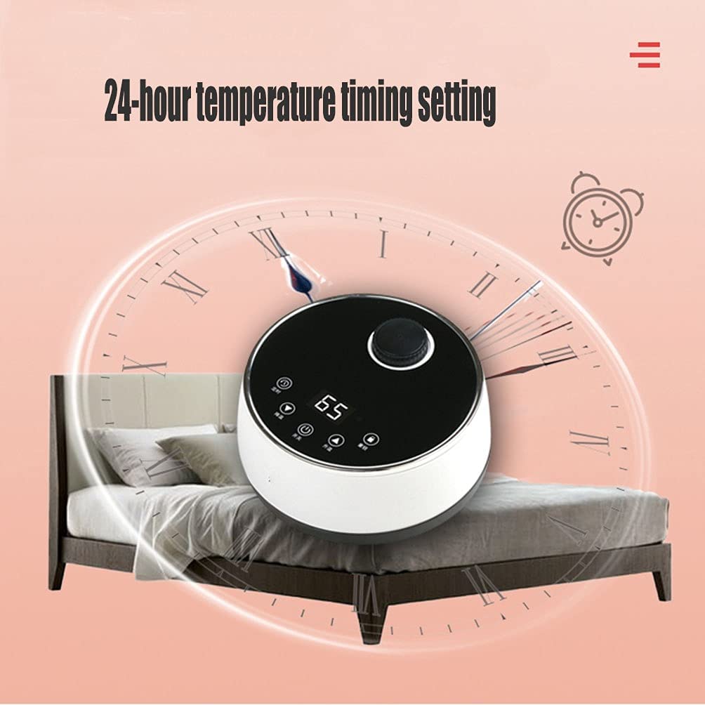 Manta calefactora eléctrica Manta calefactora, colchoneta calentada por agua for otoño e invierno, cama calefactora con circulación de agua segura sin radiación for ancianos, niños, mujeres embarazada