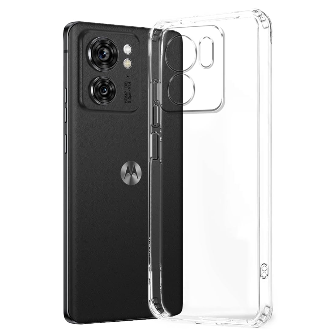 Fashionury Shockproof Back Case for Moto Motorola Edge 40 | Camera & Screen Protection | Ultra Clear Soft Silicone Back Cover Case for Motorola Edge 40 / Moto Edge 40 (B0CVS1K37P) Amazon Price History, Amazon Price Tracker