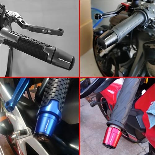 Poignées de moto bouchons d'extrémité de guidon CB650F accessoires noirs - 3