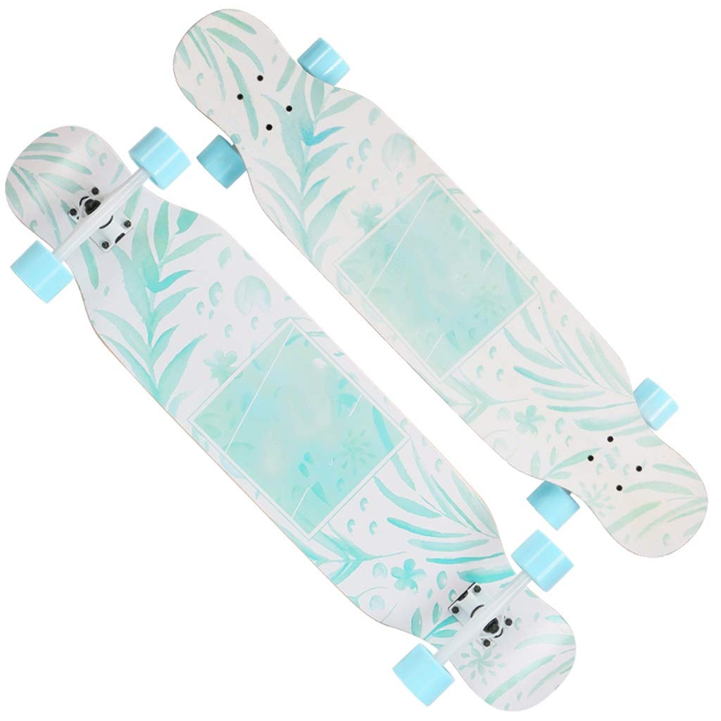TXTC Professional Skateboard Standard Skateboards Cruiser Maple 7 Layers Double Kick Concave Skate Boards Longboard for Beginners Adult