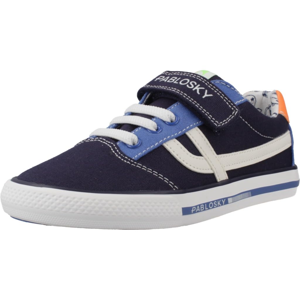 Pablosky Jungen Goma 984920 Sneaker, Navy, 34 EU Ancho
