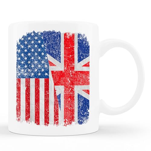 Comparison: Best Value Microwave Uk 9 Zeasdacu British American Flag Mug 11oz White - Dual Nationality Gift - Microwave & Dishwasher Safe for Coffee, Tea - Ideal for UK/US Lovers, Home