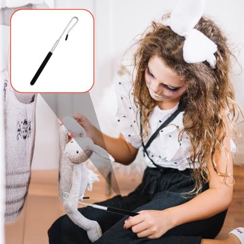 Ouligay 4 Pcs 21 inch Adjustable Puppet Handles Arm Control Rod, Metal Puppet Stick Accessory, Retractable Puppets Tools for Puppets