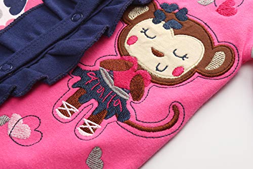 Kiddiezoom Baby and Toddler Boys'Snug Fit Footed One-Piece Romper Jumpsuit Cotton Cotton Footed Outfit4