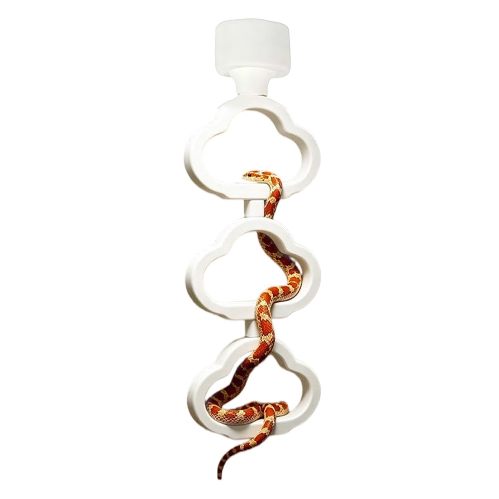 Hnsphui Snake Enrichment Toys | Reptile Climbing Toy Ring - Snake Exploration Accessories | for Enclosure Terrarium Habitat Bearded Dragons Chameleons Iguanas Geckos