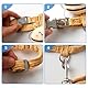 XHYASD 2 Stück Katzengeschirr mit Leine Ausbruchsicher, Verstellbares Katzenleine, Niedlich Cat Harness für Outdoor Training Gehen, Blau und Gelb (M)