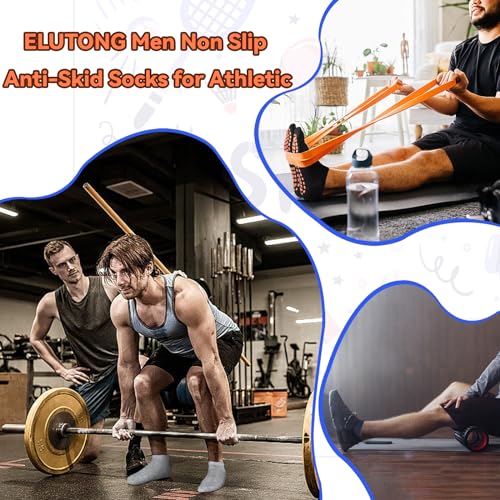 Men Non Slip Sticky Grips Socks4