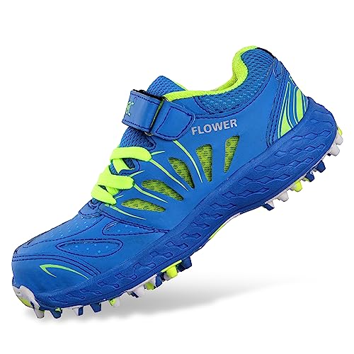 Image of FEROC Flower Rubber Sole Kids Cricket Shoes